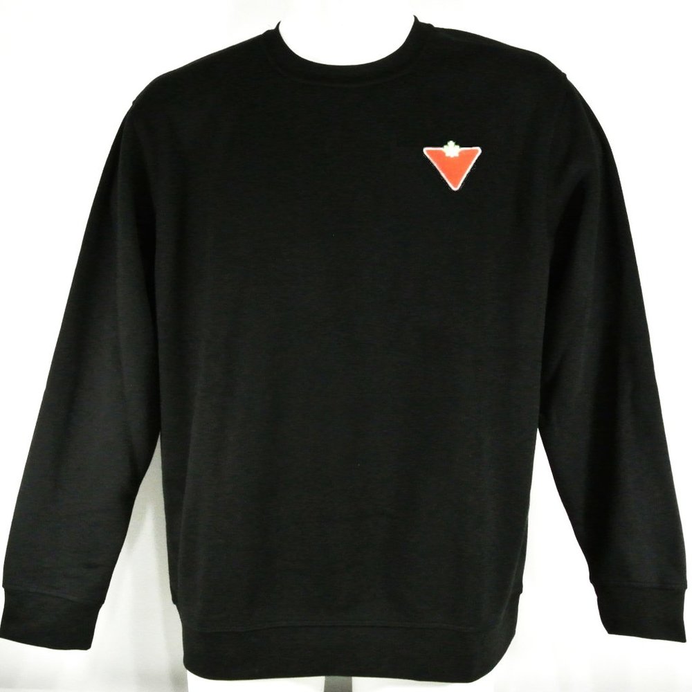 CANADIAN TIRE Store Employee Uniform Black Sweatshirt Shirt Size XL NWT